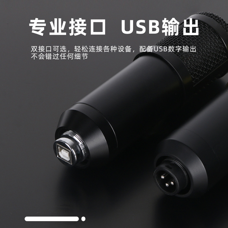 Micro điện tử U.S.B., đối chiếu BM 800 neo ghi âm K với một bộ micro trực tiếp