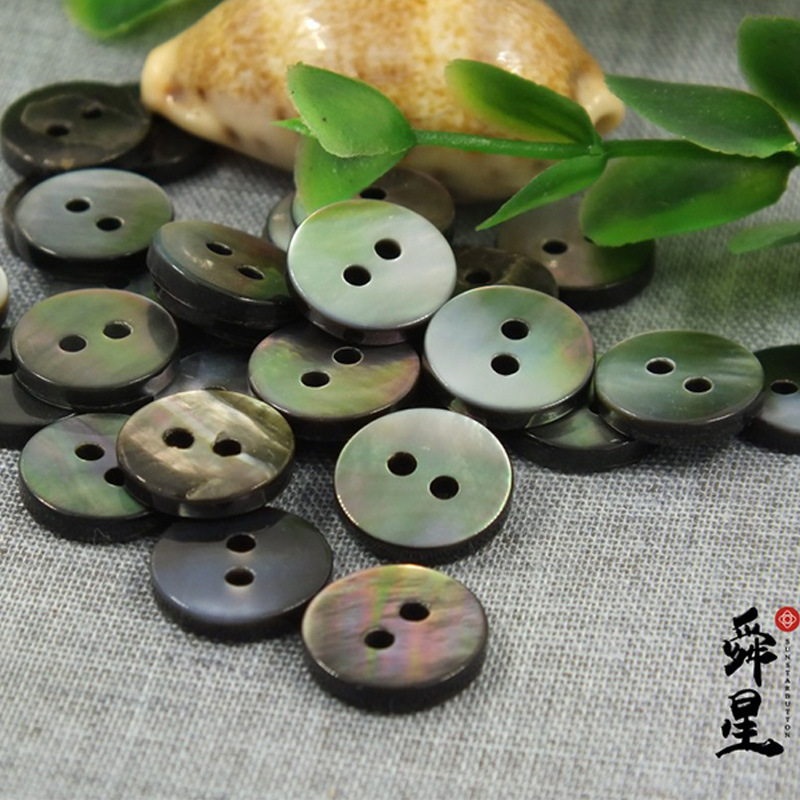 Nút Garsham Shell Buttons, nút nút khuy đen, nút tự chọn với nút mắt.