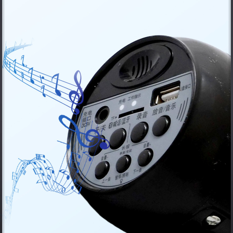 Hand-held voice-speaker for voice amplifiers in outdoor booths