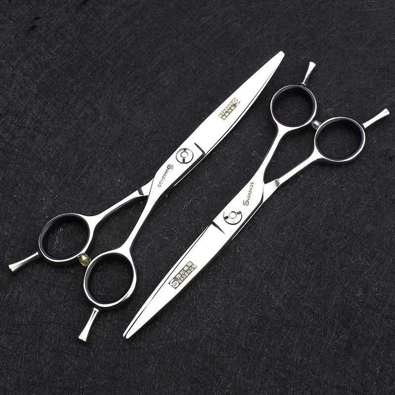 Hair scissors, "A" for a 6-inch twirl, twirl, scissor hairdresser.