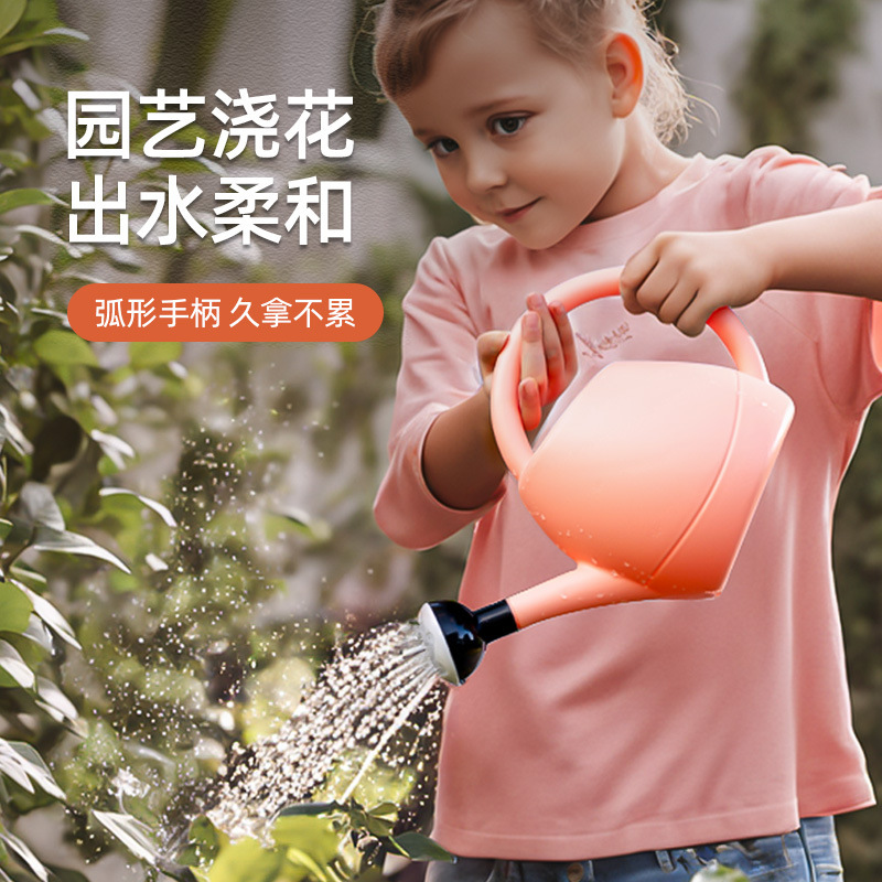 1.5L Garden làm vườn cày gốm mẫu giáo bằng gốm cho trẻ em dễ thương với một bi-đông dày