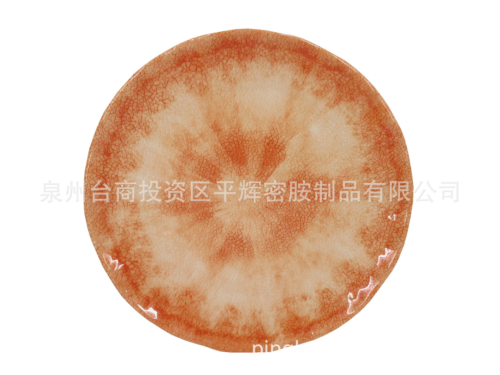 14寸35cm美耐皿仿瓷麻点仿瓷盘 酒店沙拉披萨盘 出口欧美过食品级