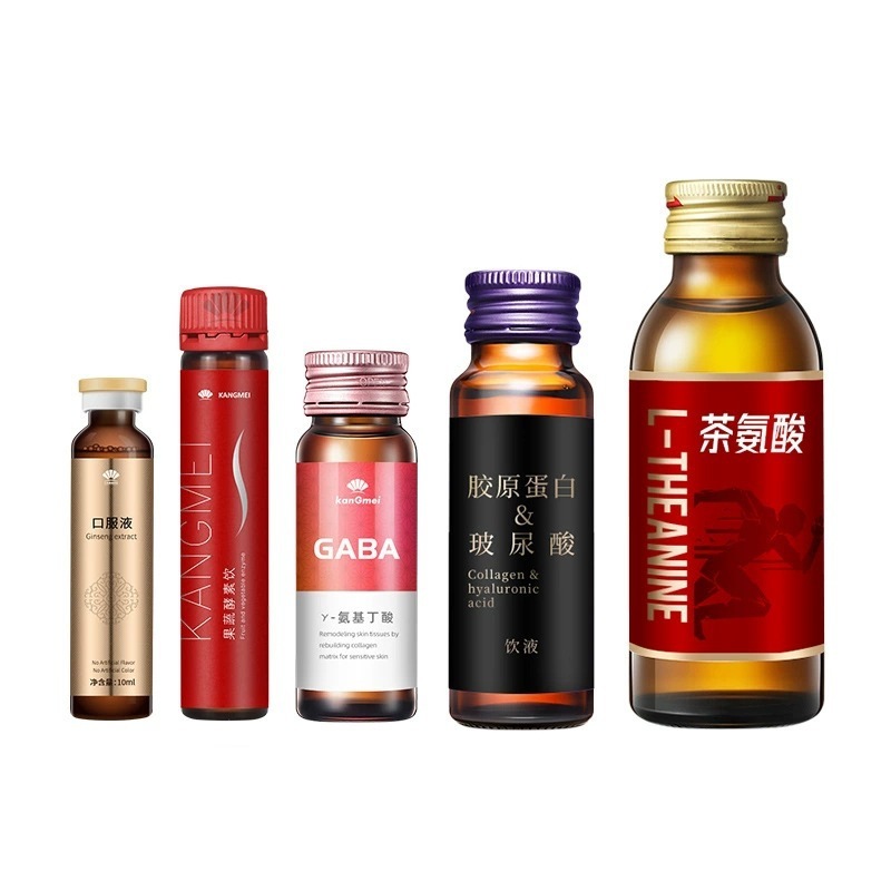 定製紅參石榴口服液加工 PQQ人蔘紅石榴植物液體功能飲料貼牌OEM