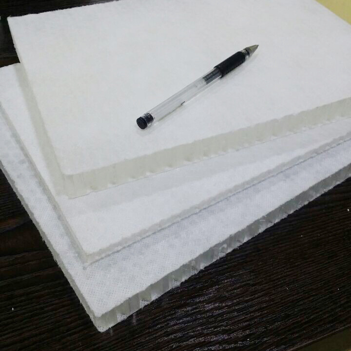 광저우 공장 공급 플라스틱 beehive 패널, 유리 및 강철 합성물, 가구 beehive 합성 장.