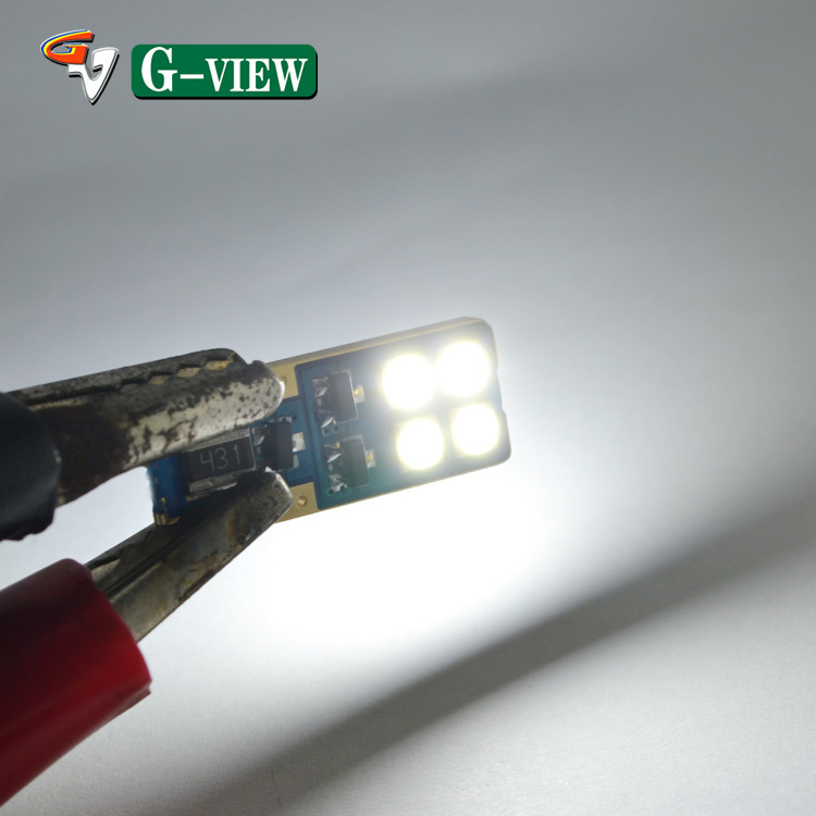 Gview chiếu sáng 6SMD-3030 sáng được giải mã T10 rộng W5W đọc ánh sáng Cambus