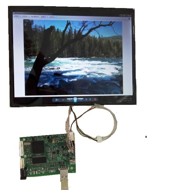 The LCD control panel for the manufacturer ' s Displaylink Program USB2.0&3.0 interface