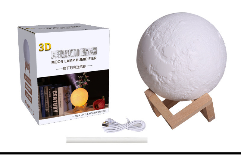 Lunar lantern 공기 가습기, 경량 달빛 humid 기계, 새로운 aerosolizer를 위한 높은 전기 용량 실내 국내 빛