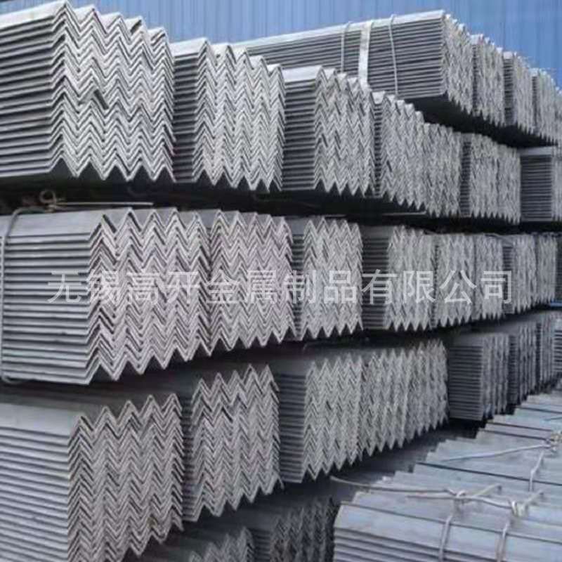 Zinc-plating steel with no tin custom 40*5 black angle steel hot-rolled high-qinc layer buildings with varying degrees of therm xinct steel