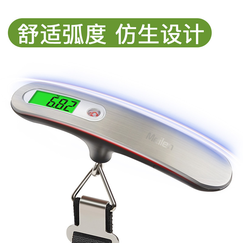 Portable scales of baggage, portable small-scale aesthetic plants, wholesale stainless steel express called handheld electronics