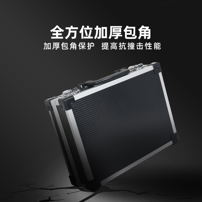 Multifunctionality of portable aluminium alloy toolbox safe boxes for hardware equipment