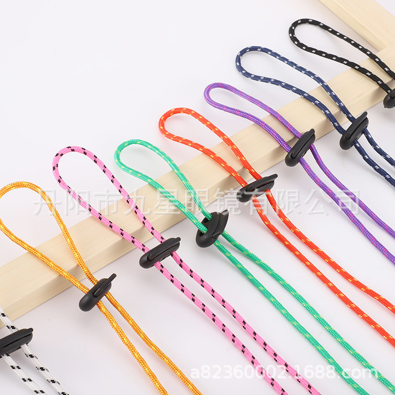 The factory supplys masked cords, anti-defeating glasses, multi-colored glasses, motion-protected ropes.