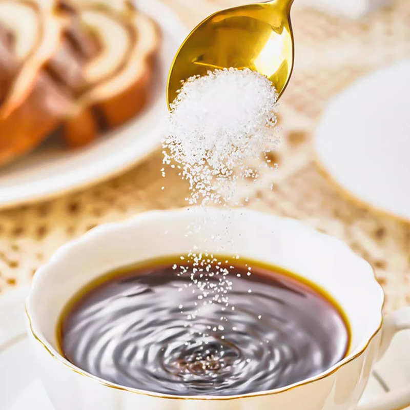 Small granules of ice cream 35g an organic silver-earding partner uses tea and coffee sugar instead.