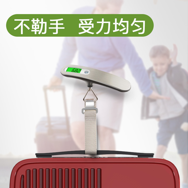 Portable scales of baggage, portable small-scale aesthetic plants, wholesale stainless steel express called handheld electronics