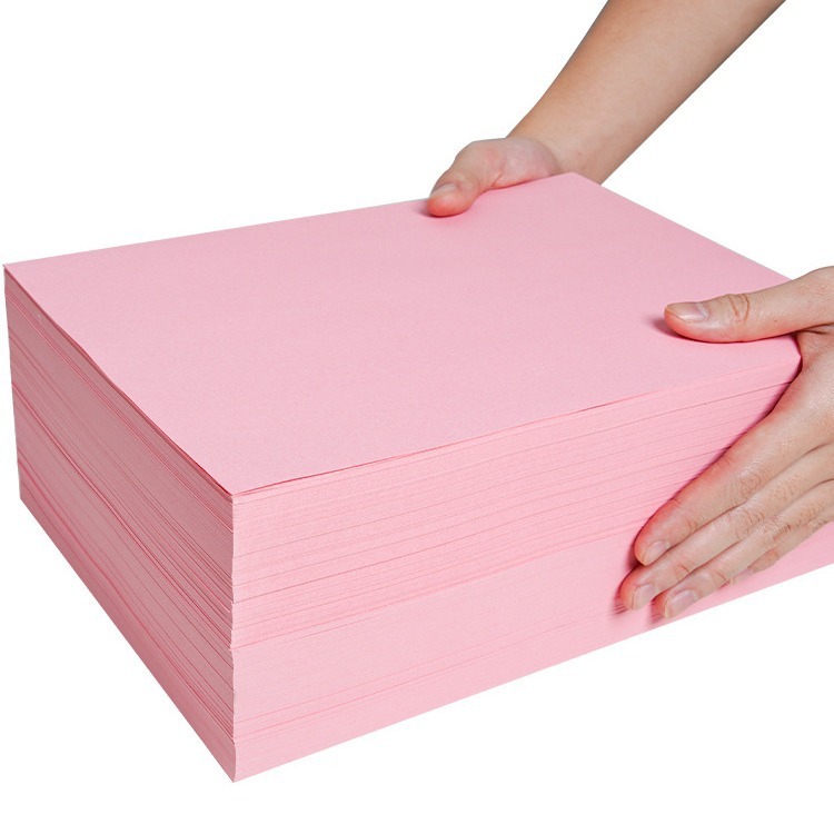 Photocopies of A3-colored paper for A4 paper printing paper in pink, a4 in pink, A5 in pink, 70g office supplies