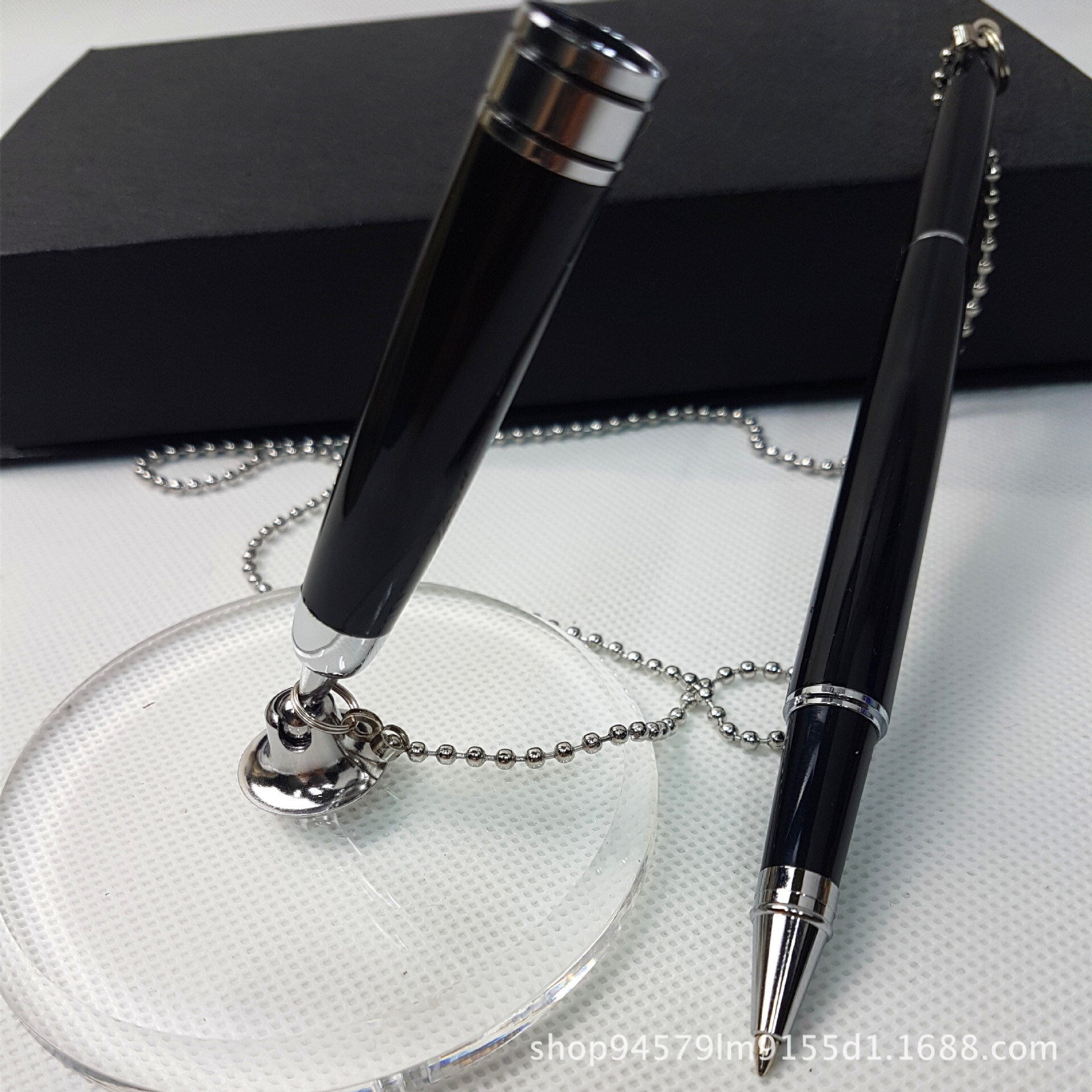 The metal pen, the bank counter signature pen, the high-end crystal bottom creative counter.