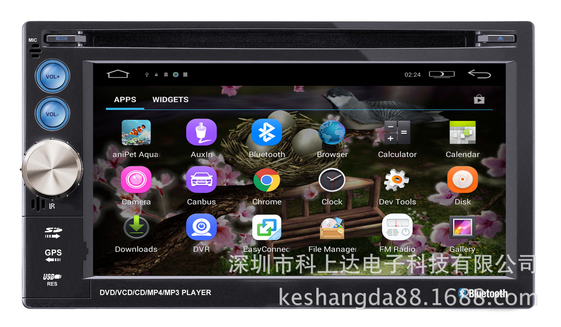 6.2 inches Android 5.1.1 Car GPS Androids, DVD Android One.