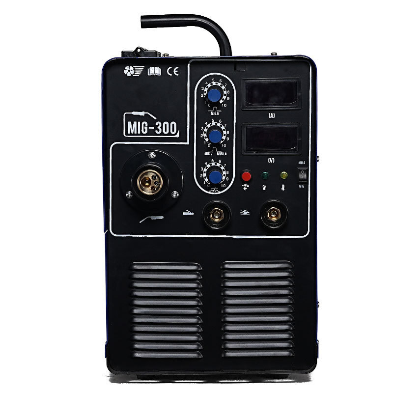 Mini home welder 220 V380 V double voltage reverse portable direct-flow mini-mig300 welder