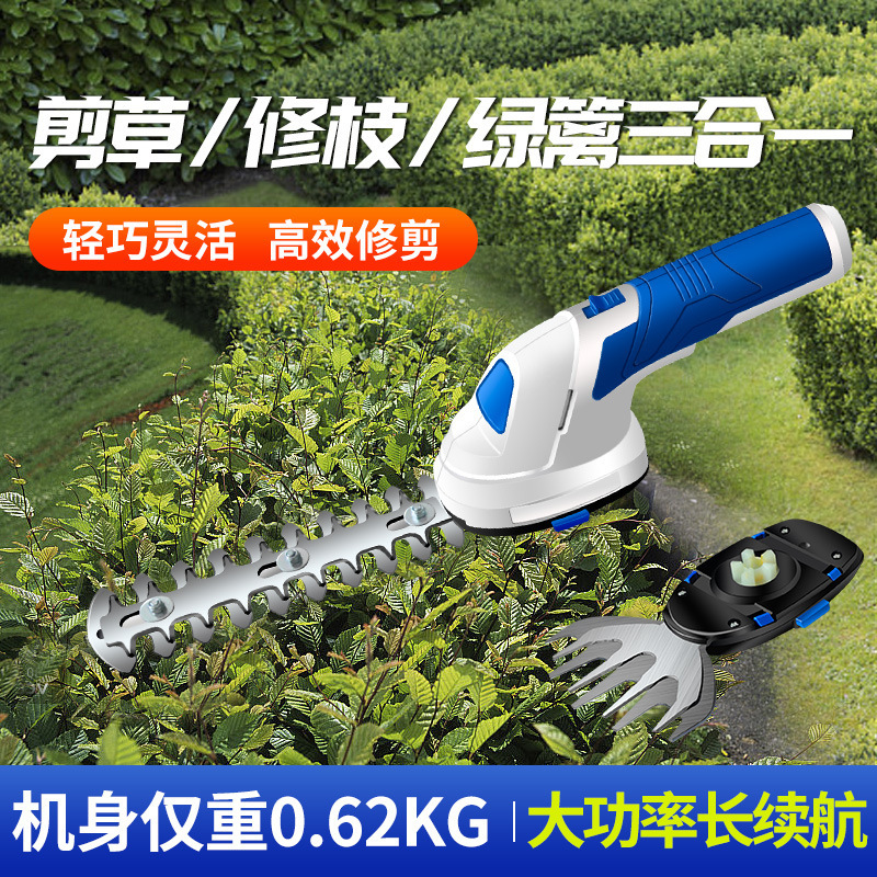 Cross-border heating, two-use garden tools for weed cutting, single-handed green fences.