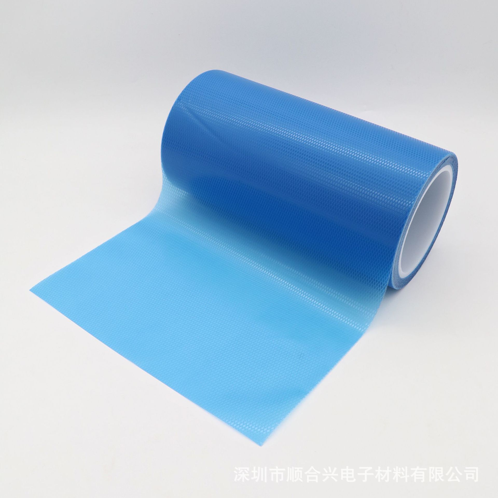 Blue PE-lined imitation flow long-linked thin membranes, waterproof viscoscular thermal silicon rubber separation platoon.