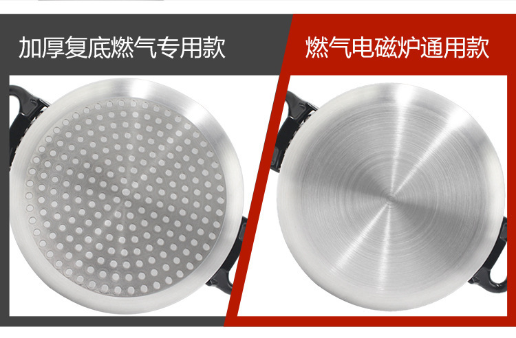 Foreign trade export pressurized gas-fired electromagnetic furnace general high-pressure boiler compound aluminium blast-proof pot 4P