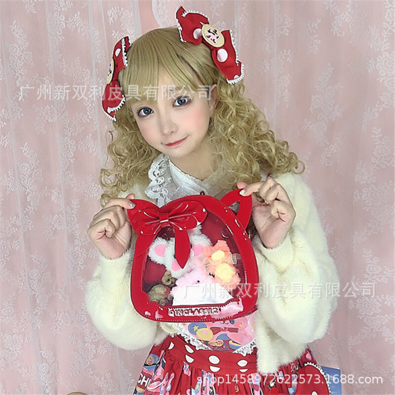 The original Lolita women's purse is a second degree student with a cute hand-in-hand slash.