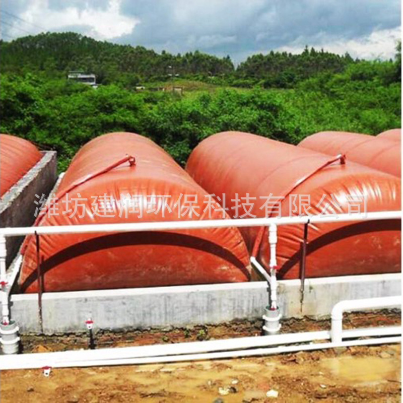 Red mud biogas pond, plant supply plant biogas bag, mollusc rural biogas engineering equipment