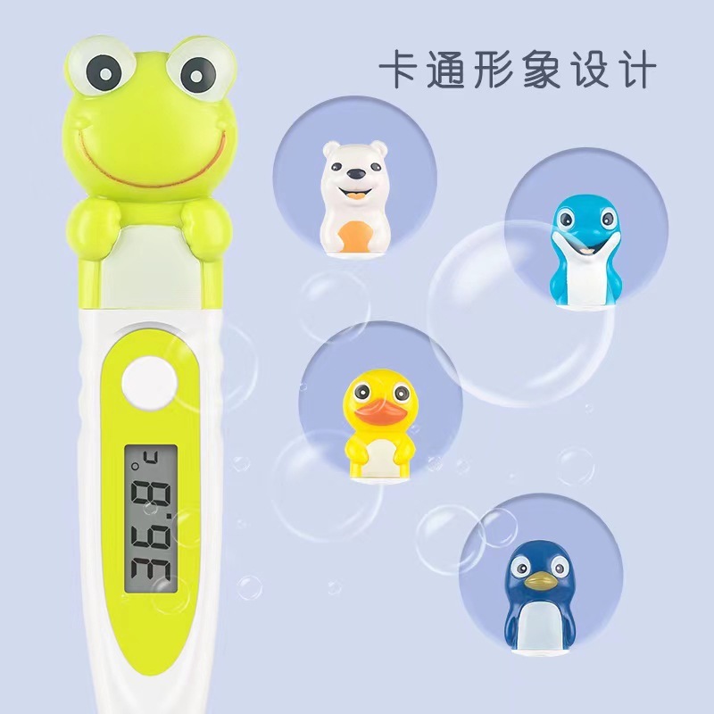 Cartoon electrostatic thermometer baby home high-precision thermometers soft-headed children under armpit thermometers