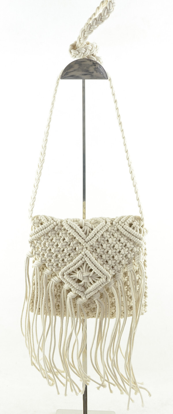 New 2021 to roll the Supohimian cotton line, one-shoulder-weave beach bag.