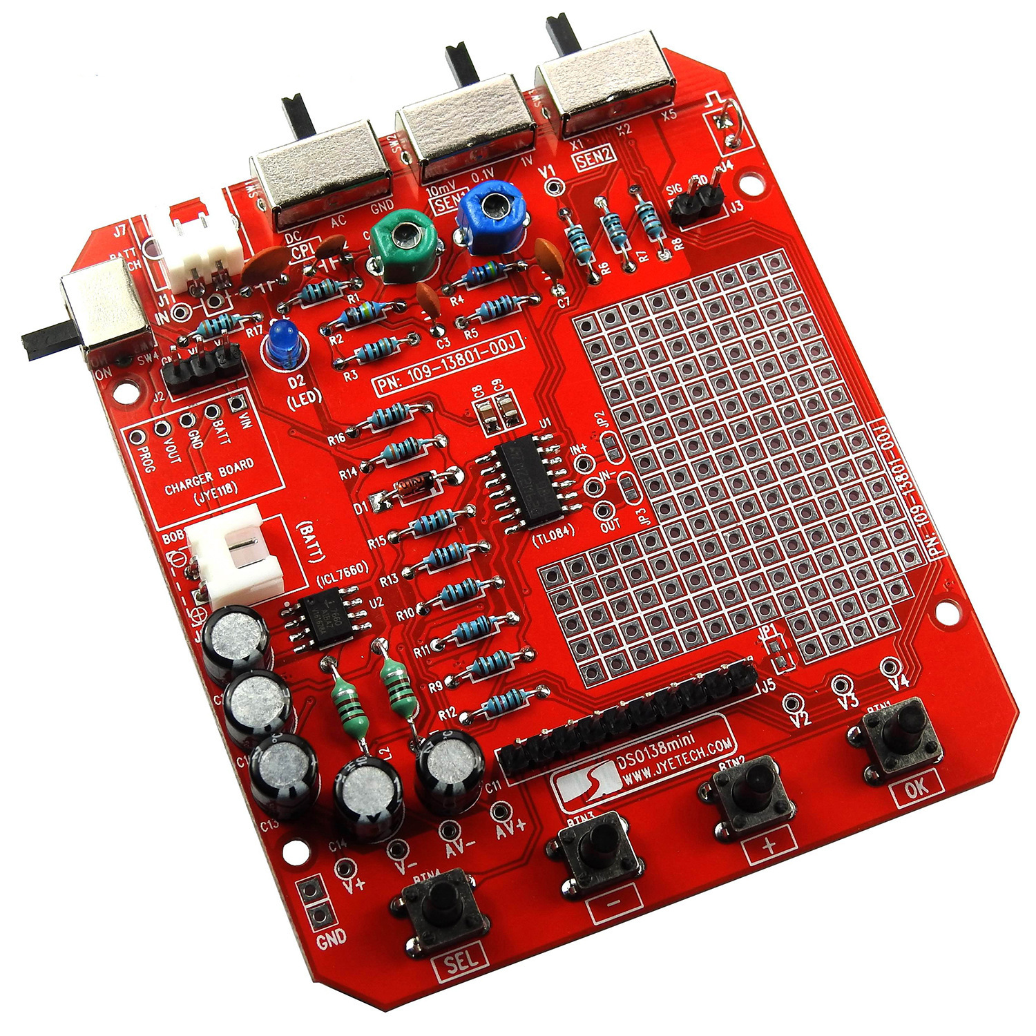 DSO138mini teaching oscillator DIY package with shell