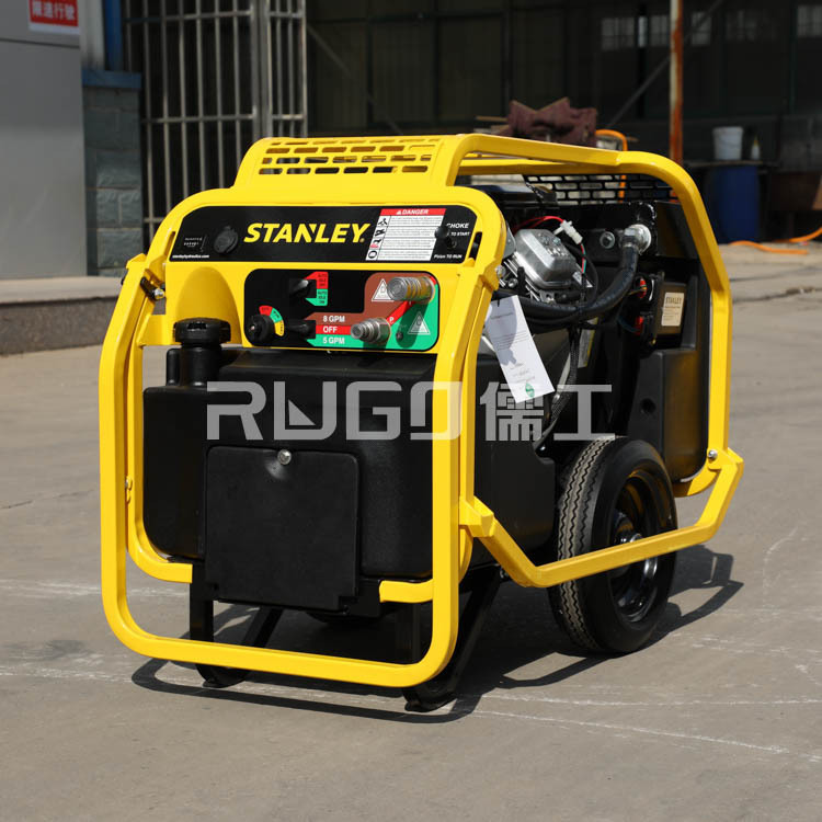 Portable single circuit 18-horse hydraulic power station shredded to move HP8 gas hydraulic power station