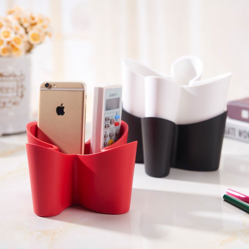 [Customing] Creative Four-leaved Plastics Office Desktop Reconcile Cellular Storage Box