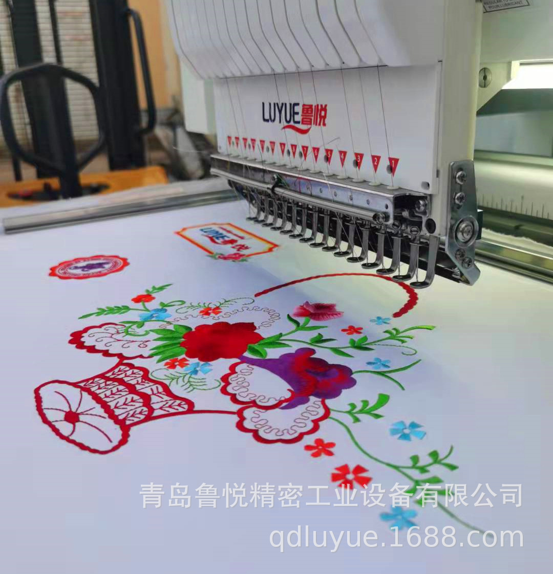 The new Luyulu is a single-headed high-speed computer embroidery, LYG-1201, clothing/cap embroidery/plating