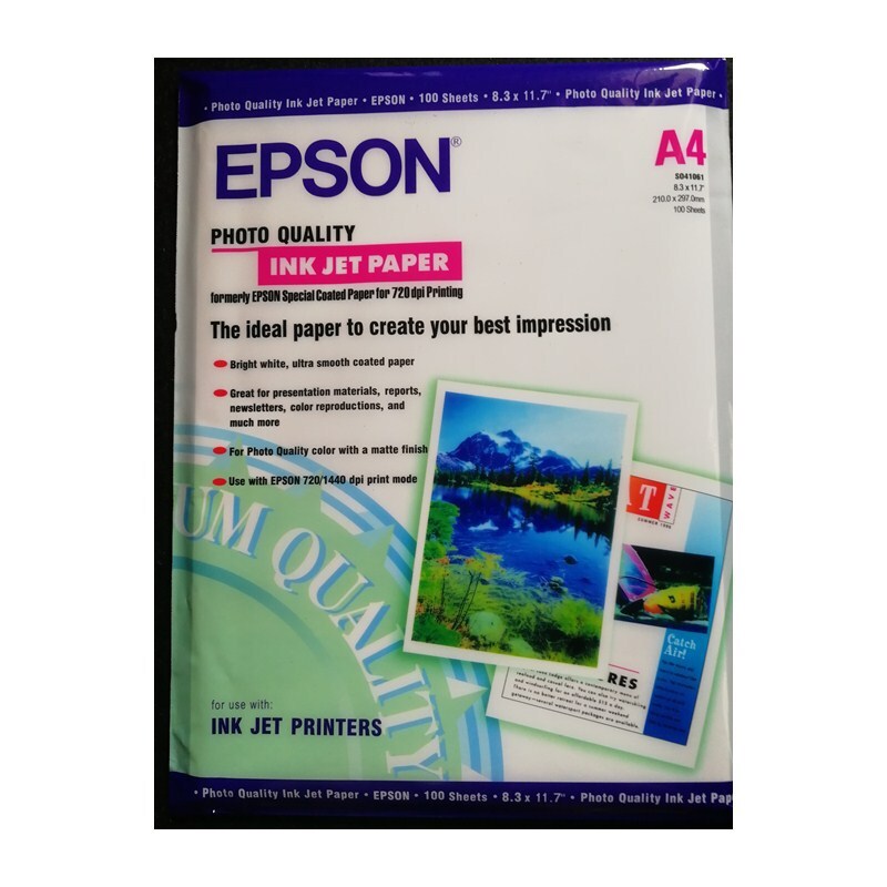 100 แผ่นหมึก- Jet สําหรับการพิมพ์ EPson ที่ 135 g A4 กระดาษพิมพ์ภาพถ่ายสูง หน้าเดียว