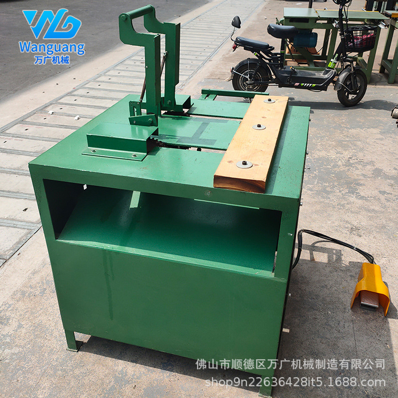 Carpentry machine, mechanical floor floor floor, double-head sink machine mj350 dent saw tank frame sawer