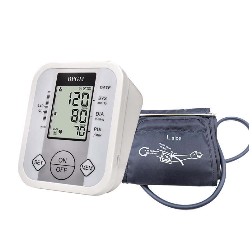 English cross-border fully automated electron sphygmomanometer, domestic blood pressure machine, foreign trade export arm pressure machine.