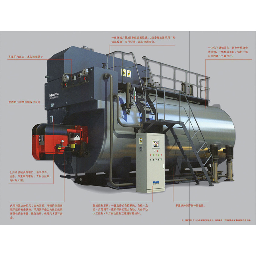 海特鍋爐 WNS型燃天然氣冷凝蒸汽鍋爐 燃氣鍋爐 超低氮
