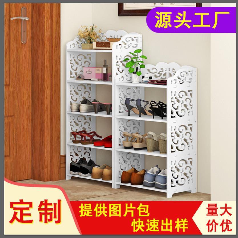 Cross-border supply of simple shoe racks for dust-trucking shoe racks and easy-to-use economic shoe cabinets