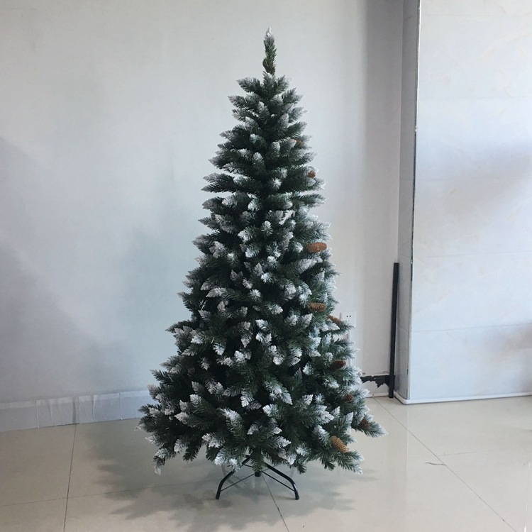 1.8 meters of pvc tree green imitation of Christmas tree with pine cone decoration encrypted Christmas tree