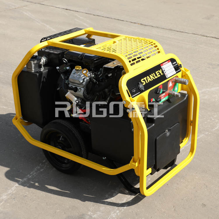 Portable single circuit 18-horse hydraulic power station shredded to move HP8 gas hydraulic power station