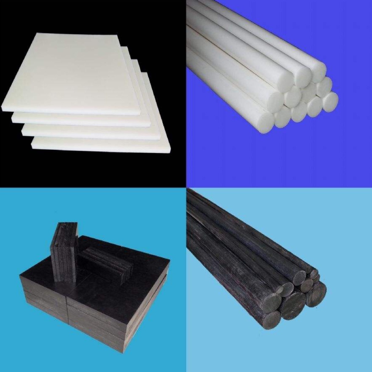 POM processed plastic parts, mechanical parts, plastic nylon rods, plastic precision parts added