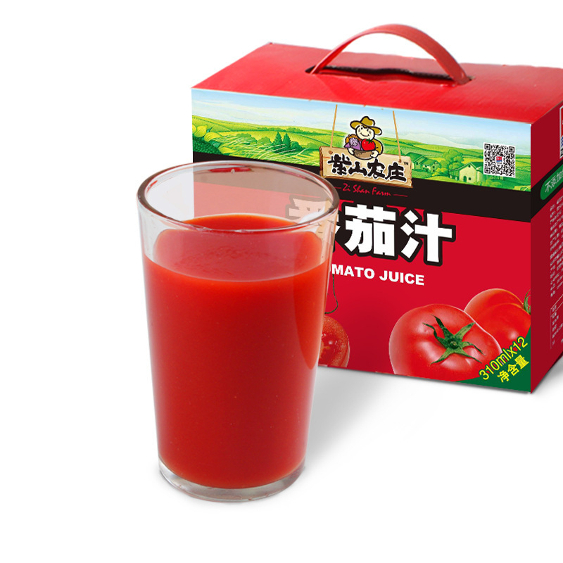 310 ml*12 เต็มลังของผลไม้และน้ํามะเขือเทศผัก