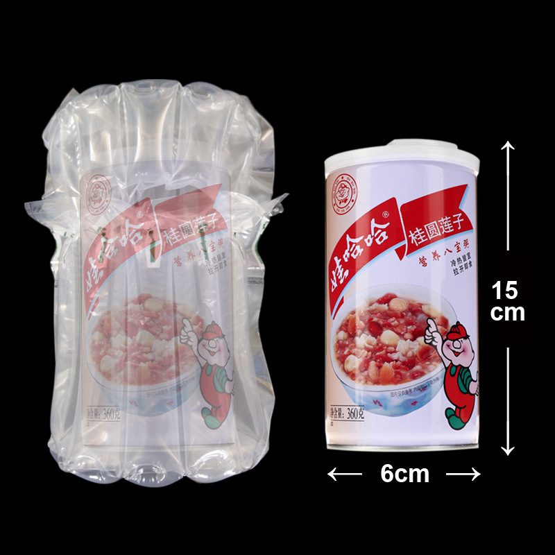 Air column bags with a thick belt cover of 6 columns, bubble column cylinders with a cushion against the fall-proof bag