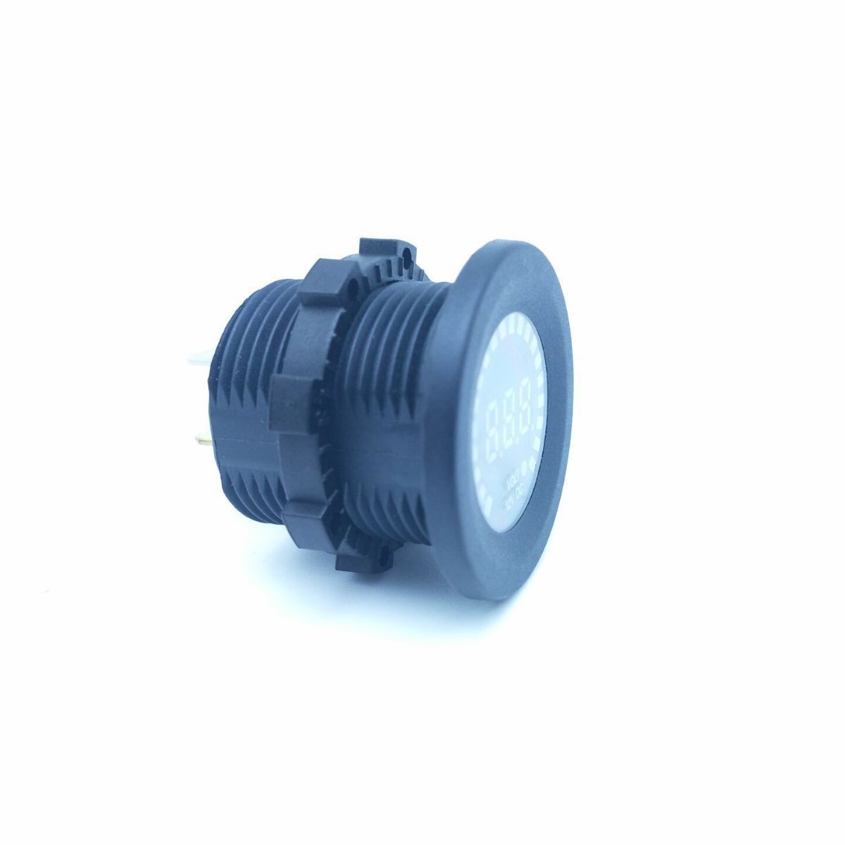 Số điện thế trong màn hình màu xe mới cho thấy số đo điện áp trên bàn DS4020.