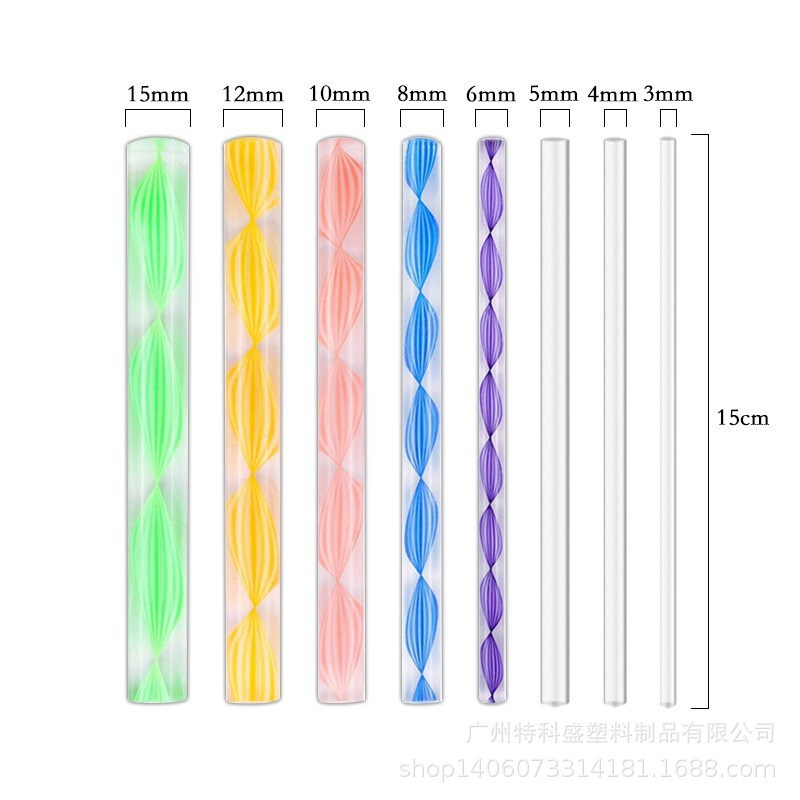 跨境熱銷曼陀羅點畫棒點漆棒8件套螺旋扭紋繪畫用品陶泥工具現貨D