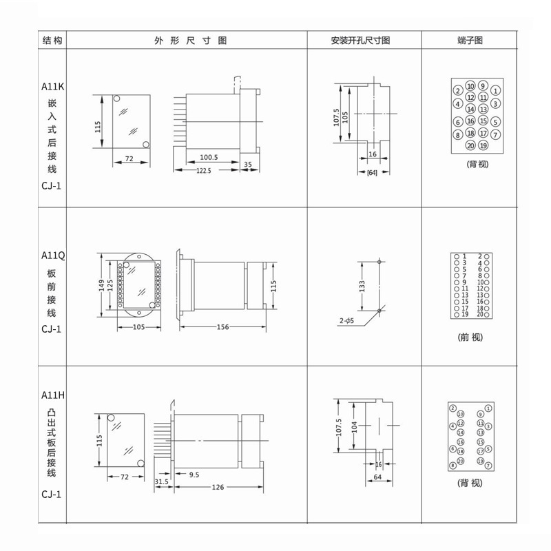 DZ-200X系列中间继电器带信号指示用于电路保护自动控制耐电集团