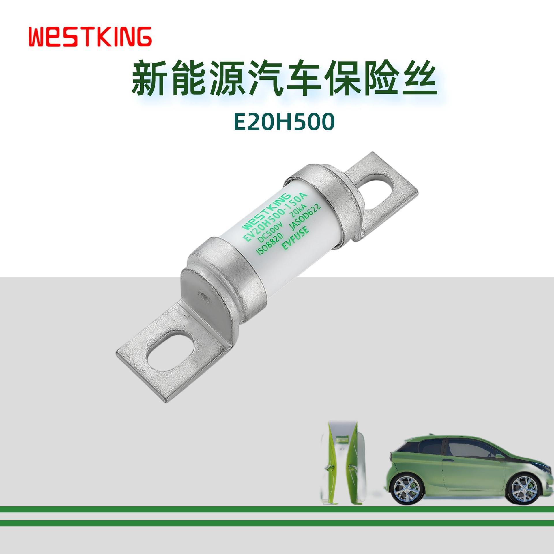 新能源乘用车直流保险丝 - 500VDC 电池包熔断器 EV20H500