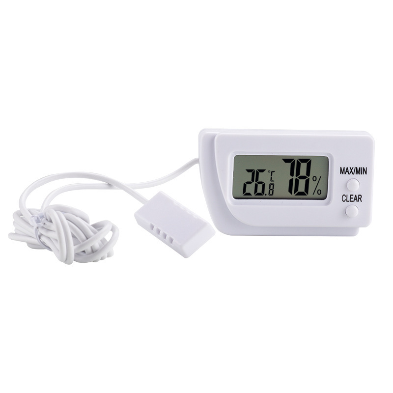 A high-precision digital thermometer of home-based mini-electronic thermometer pets with an outdoor sensor line of 1M