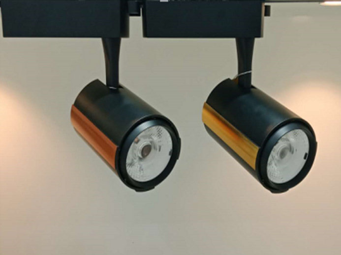 Wholesale by a LED orbital light lumbering two-colour thermo-track light manufacturer