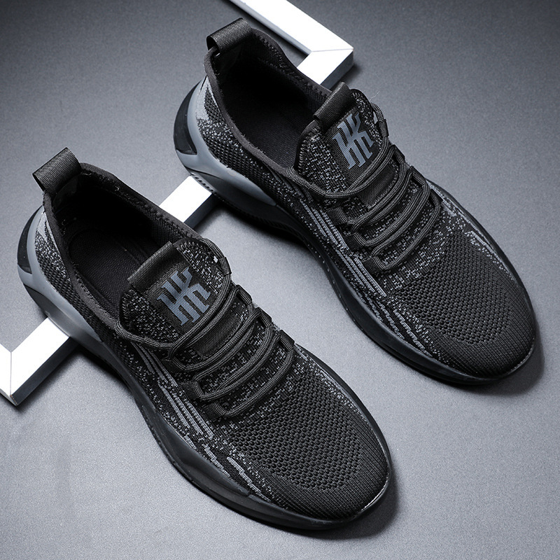 2024 Summer New Men's Fashion Net Sports Shoes Flying Flying Shoes Men's Shoes Run