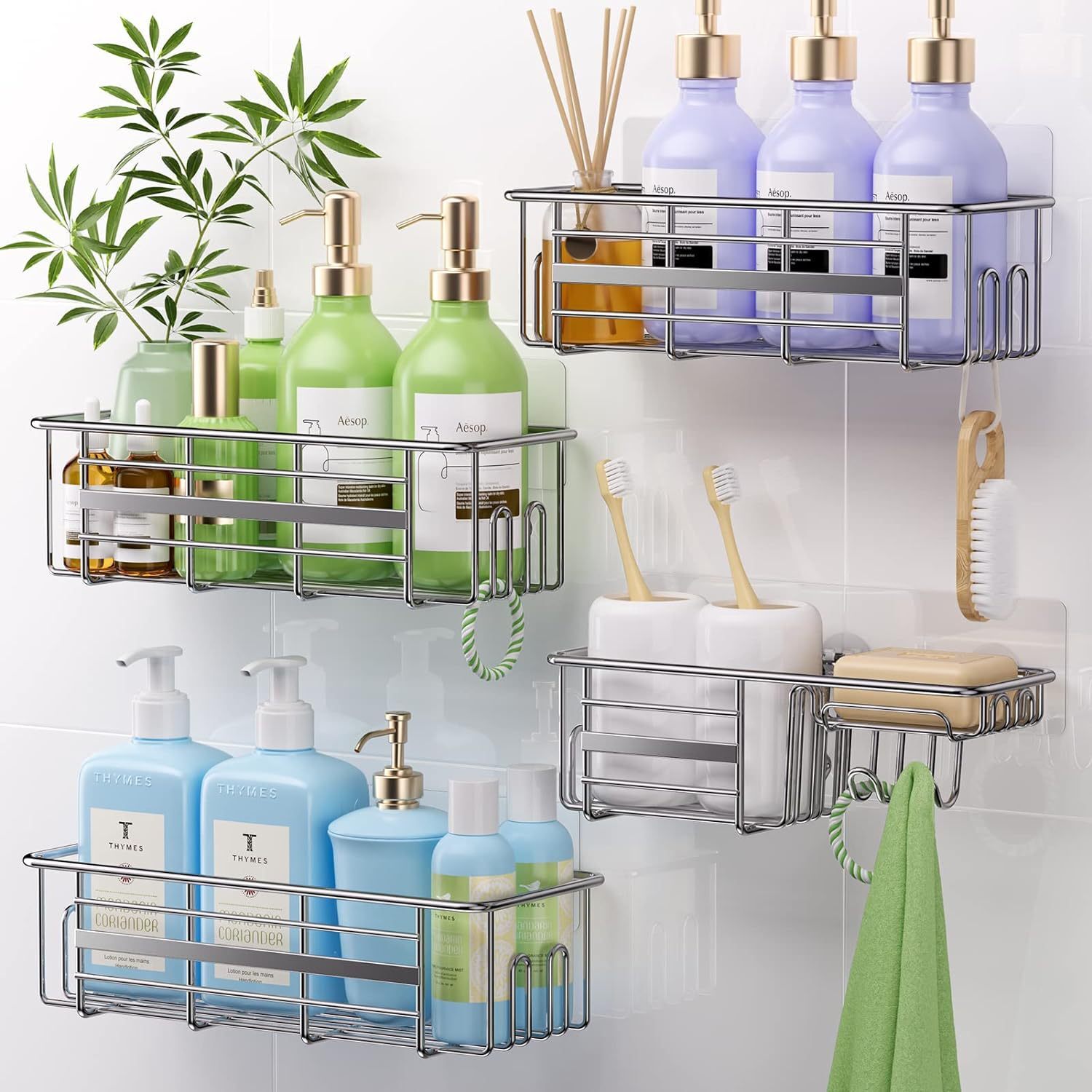 Bộ sưu tập nhà vệ sinh đa nhà vệ sinh bạc đến tường ngăn chặn
